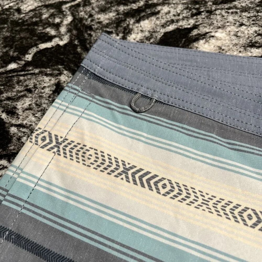 Roark Chiller Serape 17” Boardshorts Dark Sky Mens Size 34 NWT RB407